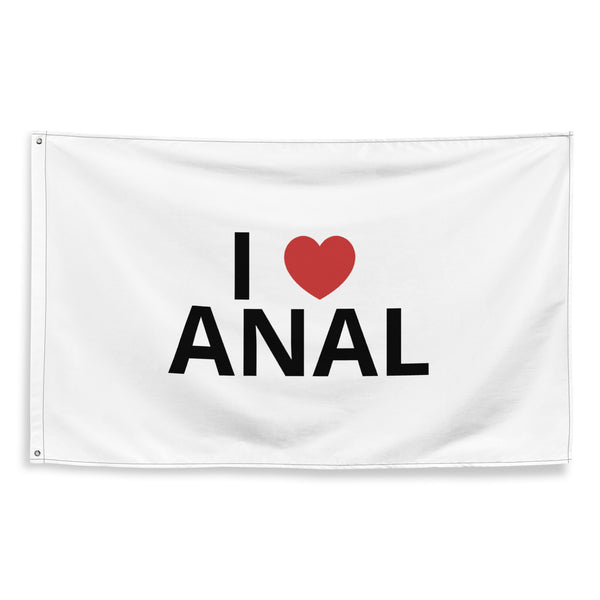 I ♥ Anal Novelty Flag