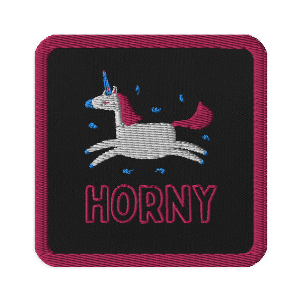 Horny Unicorn-y Embroidered Patch