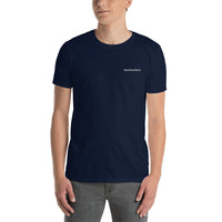 she/her/hers embroidered pronoun Short-Sleeve Unisex T-Shirt