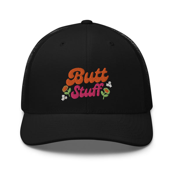 Butt Stuff Embroidered Trucker Cap