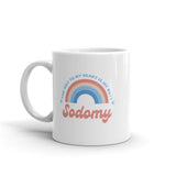 Sodomy White glossy mug